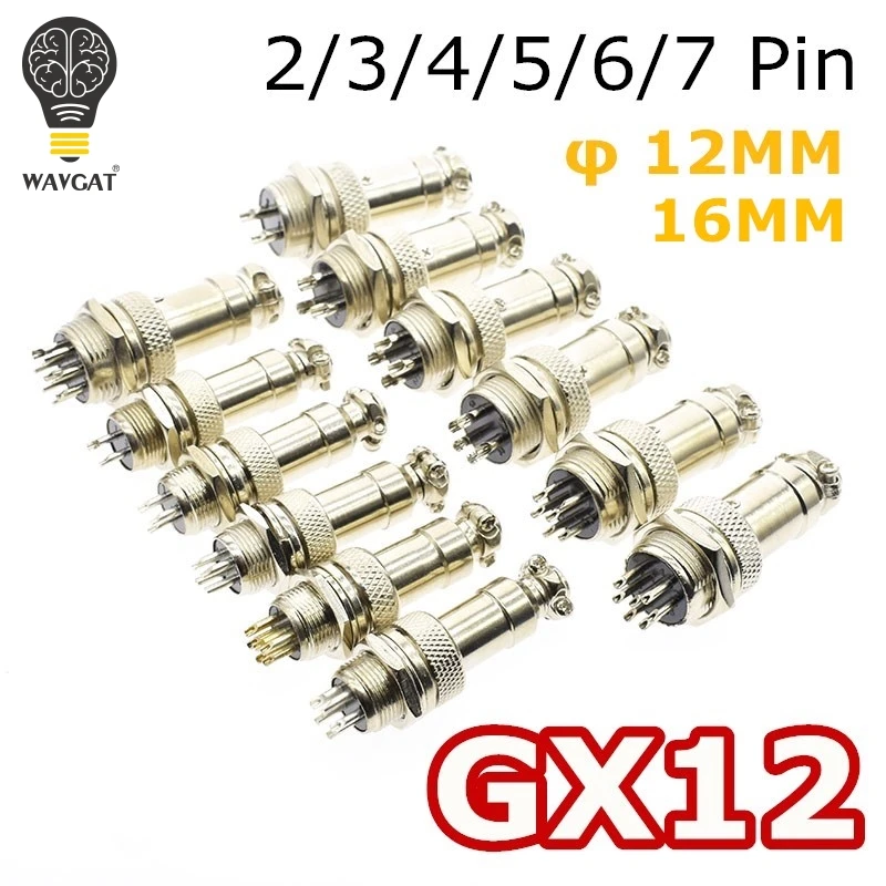 GX12 2/3/4/5/6/7 Pin типа папа + Женский 12 мм 16 L88 93 круговой авиации разъем провода Панель с