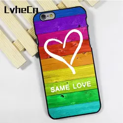 Lvhecn Телефон чехол для iPhone 4 4S 5 5S 5C SE 6 6 S 7 8 Plus x Ipod Touch 4 5 6 же Love радуга гордость