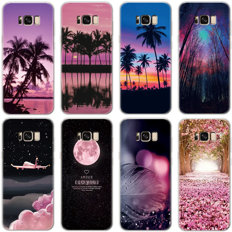 

Coconut Tree Case For Samsung Galaxy A6 Plus J2 Pro J1 J5 J6 A3 A5 A7 Note 3 4 5 S3 S4 S5 Mini 2015 2016 2018 TPU Forest Cover