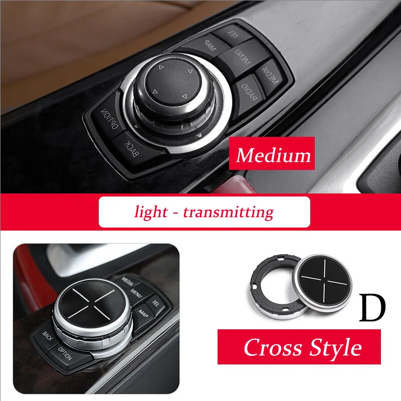 Кнопок автомобильных мультимедиа-систем iDrive(символика наклейки для BMW X1 E92 F10 E90 F20 F30 E60 GT F07 X3 f25 X4 f26 X5 X6 E70 F15 F16 - Название цвета: D Style