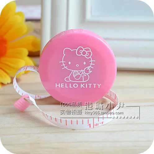 

Cute Kitty Cat Pink Sewing Measurement Retractable Tailor Crafts Ruler Tape Measures.Cloth Dieting Tailor 1.5M.Free shipping