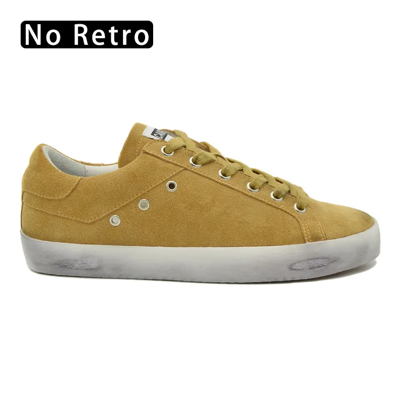CANGMA/брендовые кроссовки; мужская повседневная обувь ручной работы из натуральной кожи; дышащая обувь; Scarpa размера плюс; мужская коричневая обувь на шнуровке - Цвет: yellow shoes