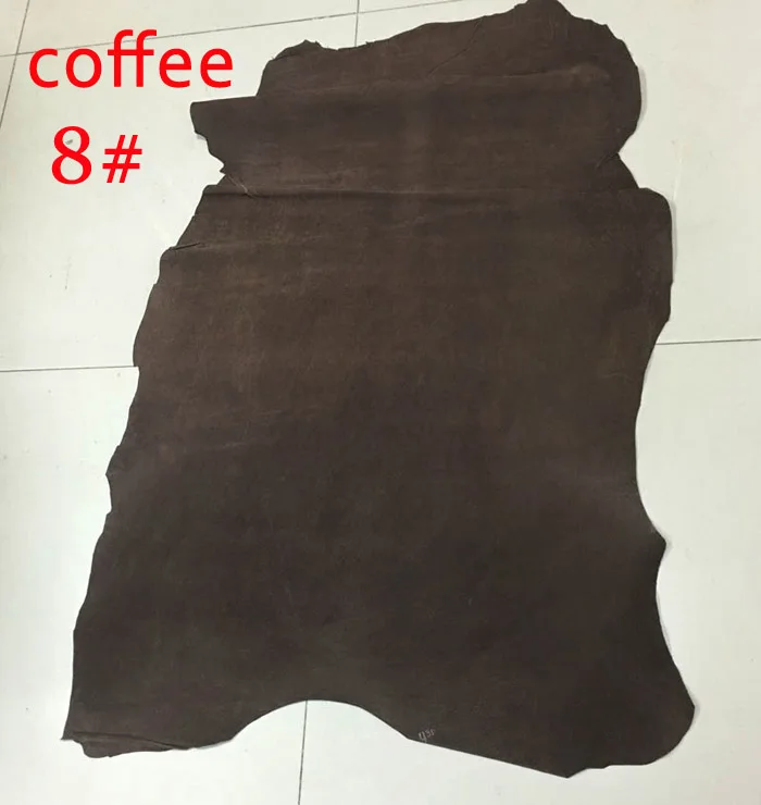coffee-Genuine-pig-split-suede-lining-shoe-insole-leather-material-sale-by-whole-piece