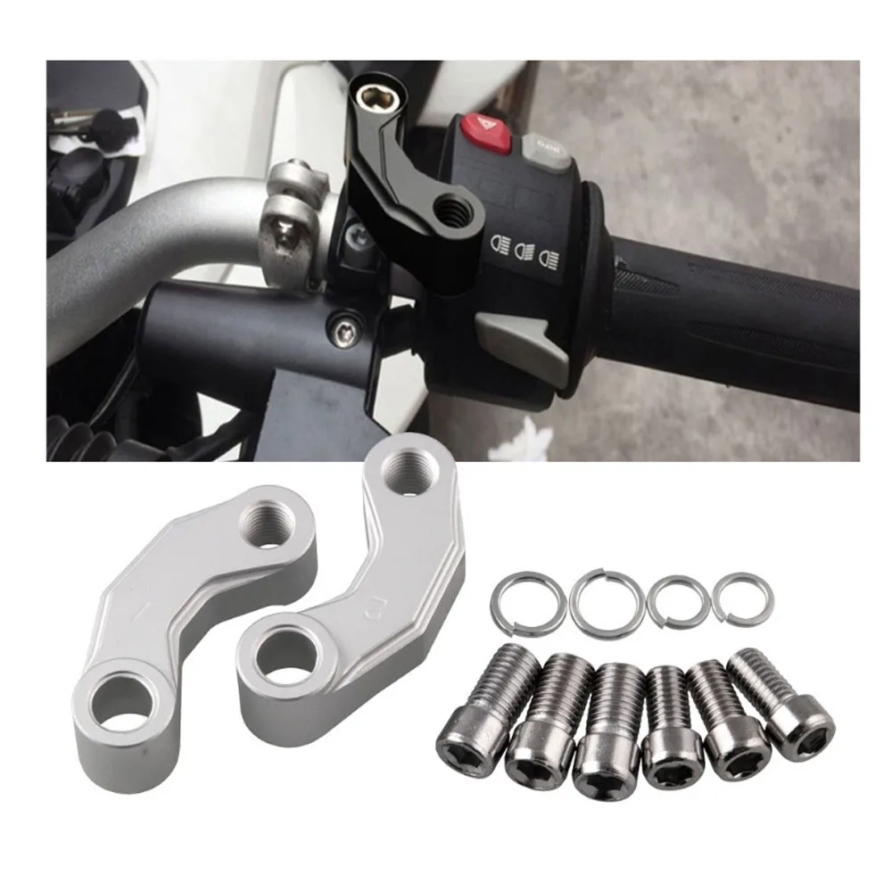 

Motorcycle Mirrors Riser Extension Bracket Adapter fit for BMW R1200GS R1200 GS LC Adventure R nine T R1200R 2013 2014 2015 2016