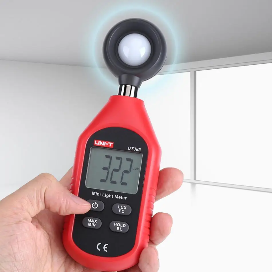 Coriolis Flow Meter Flow Meters UNI-T UT383 Digital Lux Meter - Handheld Light Meter For Measuring Lux &amp; FC Levels (Photometer/Luminometer) Digital Refrigerant Scales &amp; Meters