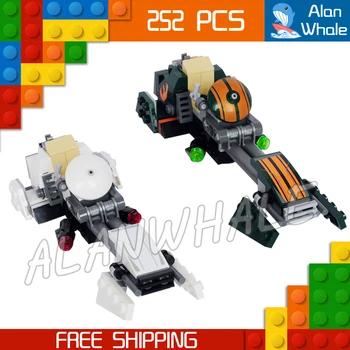 

252pcs Space Wars Ezra's Speeder Bike 10369 Model Building Kit Blocks Assemble Movie Soldiers Children Toys Compatible with Lago
