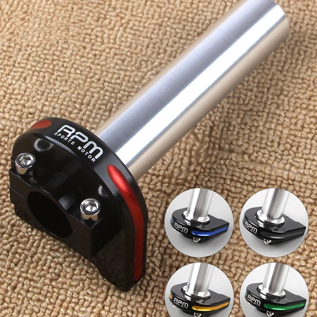 US $13.64 CNC Aluminum Alloy Quick Turn Twist Throttle Fuel Oil Handlebar Control Grips Accelerator For Motor