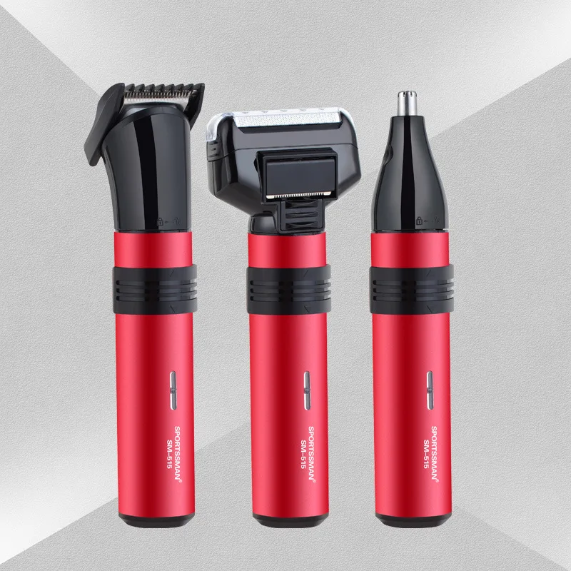 3 In 1 Electric Nose & Ear Trimmer Multiple function Rechargeable Removal Clipper Shaver Health