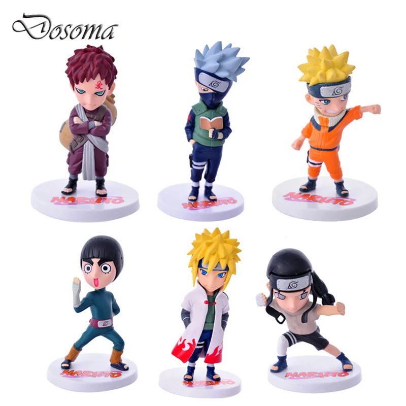 

20 Generations Naruto  Action Figure PVC Toys 6pcs/set Uzumaki Naruto Gaara Madara Anime Dolls Collectible Model Toy Kids Christ