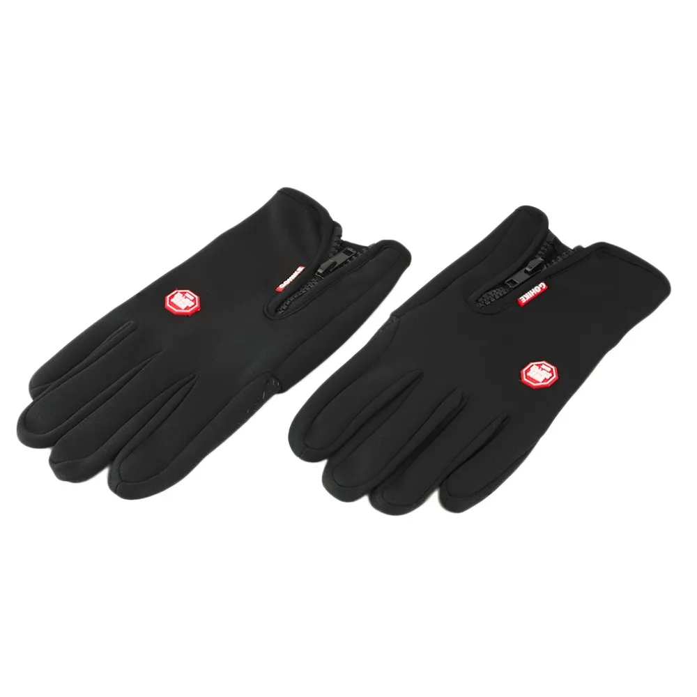 Мужские и женские перчатки с сенсорным экраном для планшета, зимний теплый дышащий для занятий спортом на улице, кемпинга, походов, полный палец, зимняя длина 25 см