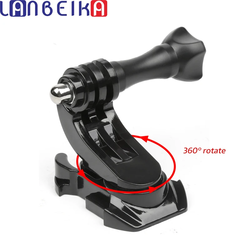 LANBEIKA 360 Degree Rotation J Hook Buckle Base Quick Release Vertical Surface Mount for Gopro Hero 7 6 5 4 3+ SJCAM SJ6 SJ7 YI|Sports Camcorder Cases| - AliExpress