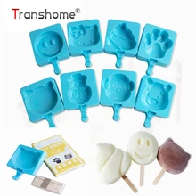 Мультяшная силиконовая форма для изготовления мороженого формы для мороженого снеговика формы ледяные лотки с палочки для сладостей мороженое производитель кухонных гаджетов