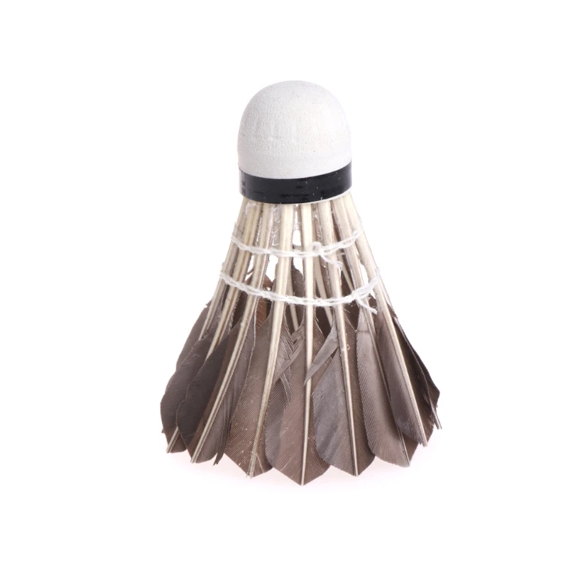 12 piezas plumas de Grado Superior formación Badminton Shuttlecock cabeza de espuma Durable