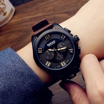 

Fashion Black Watch Matte Belt Wrist Watches Men Women Casual Sports Watch Ladies Leather Quartz Wrist Watch Relógio esportivo