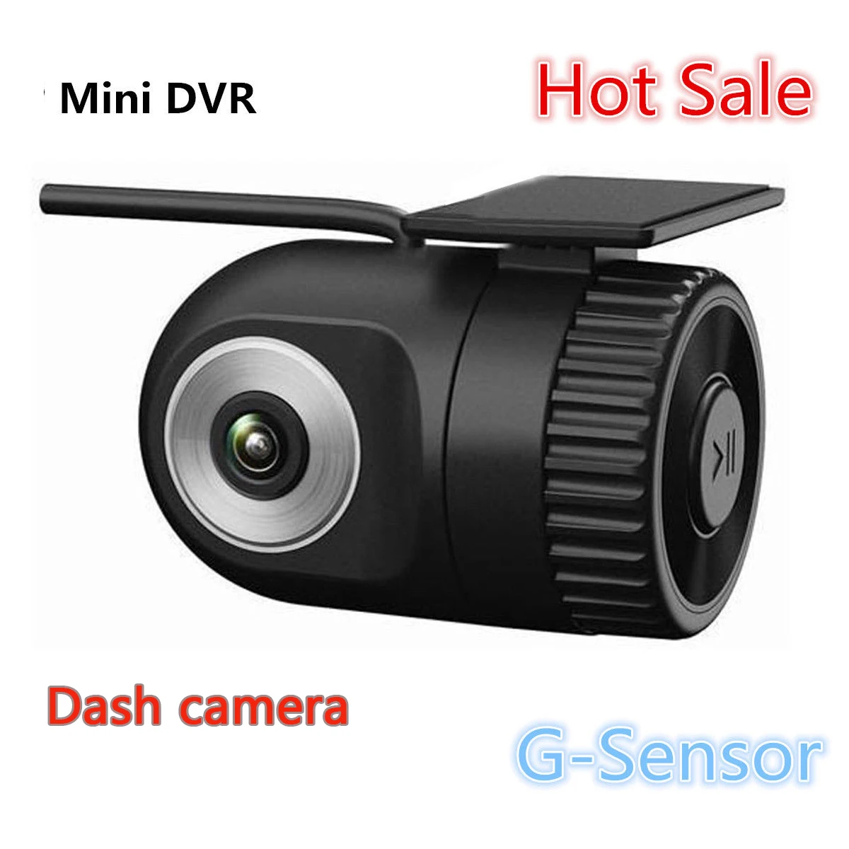 Pequeno HD 720 P In Dash Car Video Camera Recorder Register Cam Mini DVR G-sensor conectar monitor de DVd