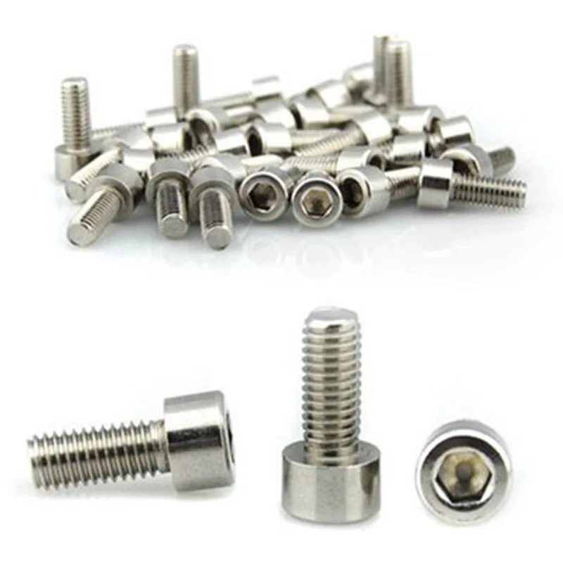 

10Pcs Bicycle Bottle Holder Stainless Steel Screws Cycling Socket Head Cap Screws Mountain Bicycle Kettle Frame Screw