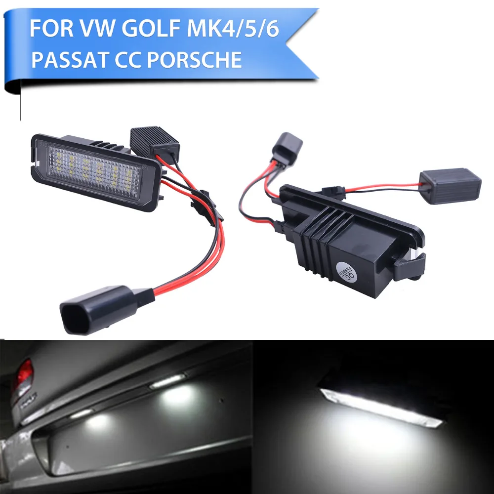 golf 6 license plate light