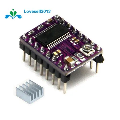 

3d printer parts 1PCS 3D Printer Stepstick Drv8825 Stepper Motor Driver Reprap 4 PCB Board + Free shipping replace A4988