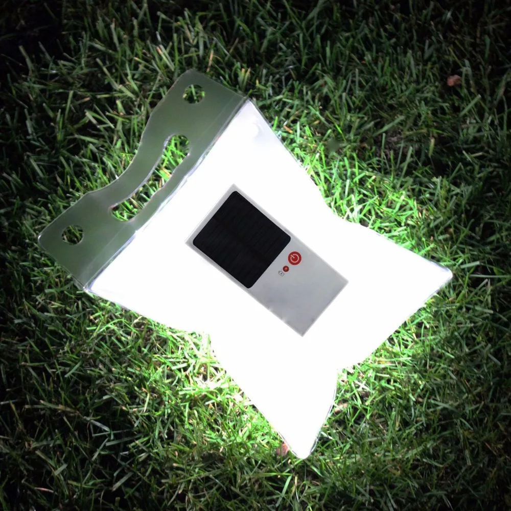 Buy Outdoor Solar foldable Inflatable Lantern LED