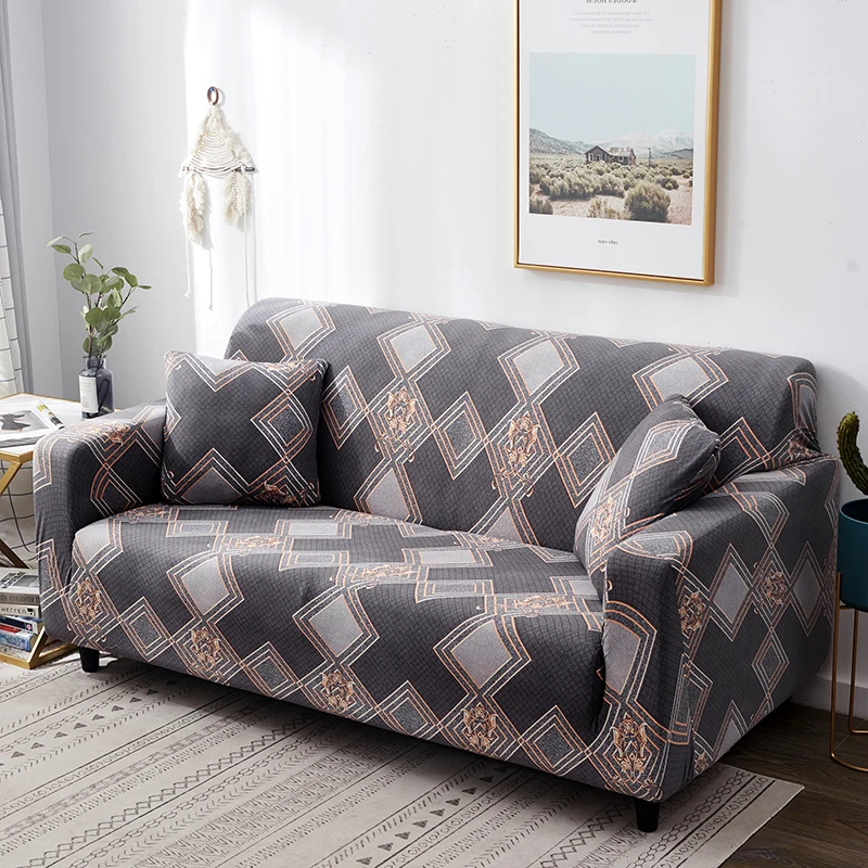 Эластичный эластичное диванное покрывало плотно Обёрточная бумага все включено диванные покрывала для Гостиная секционный диван крышка, вмещающее двоих 1/2/3/4 сиденья - Цвет: color 18