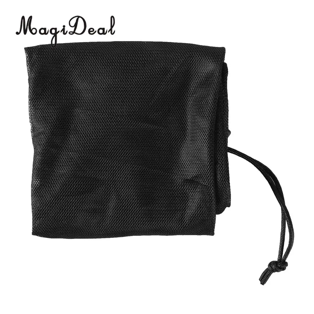 MagiDeal Ultra Light Mesh Stuff Sack Storage Bag for Tavel Camping Hiking Survival Fishing Boating Kayaking Canoeing Black