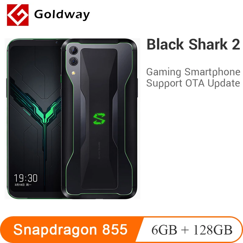 

Xiaomi Black Shark 2 6GB 128GB Gaming Mobile Phone Snapdragon 855 6.39" 48MP 19.5:9 Full Screen Octa Core Smartphone BlackShark
