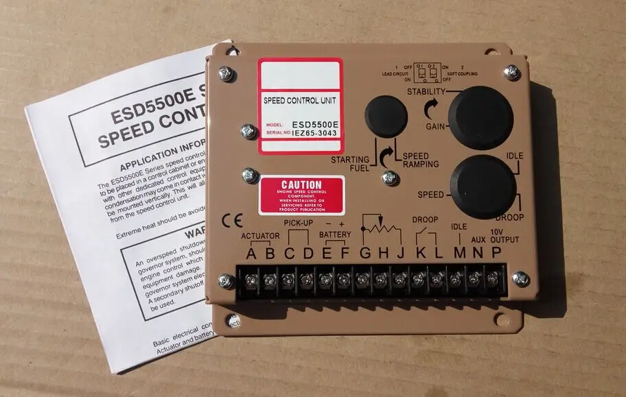 

Speed control unit ESD5500E generator controller