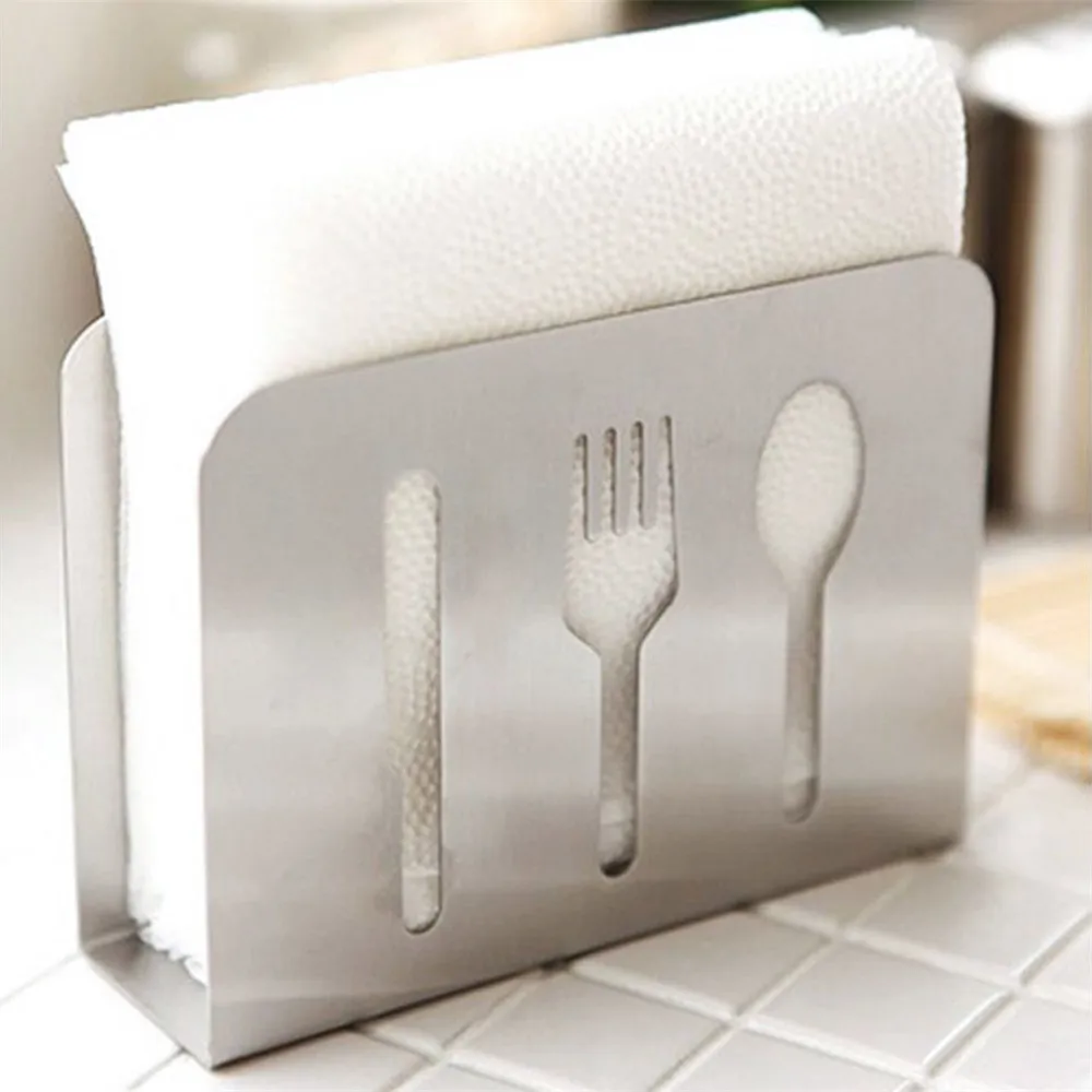 European-Style-Stainless-Steel-Spoon-Fork-Chopsticks-Towel-Rack-Napkin-Box-Tissue-Holder-For-Home-Kitchen