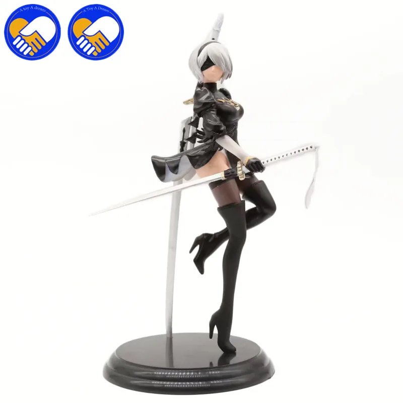 

Free Shipping NieR Automata YoRHa No. 2 Type B 2B Banpresto PVC Action Figure Collection Toy Doll Kids Gifts Brinquedo Models