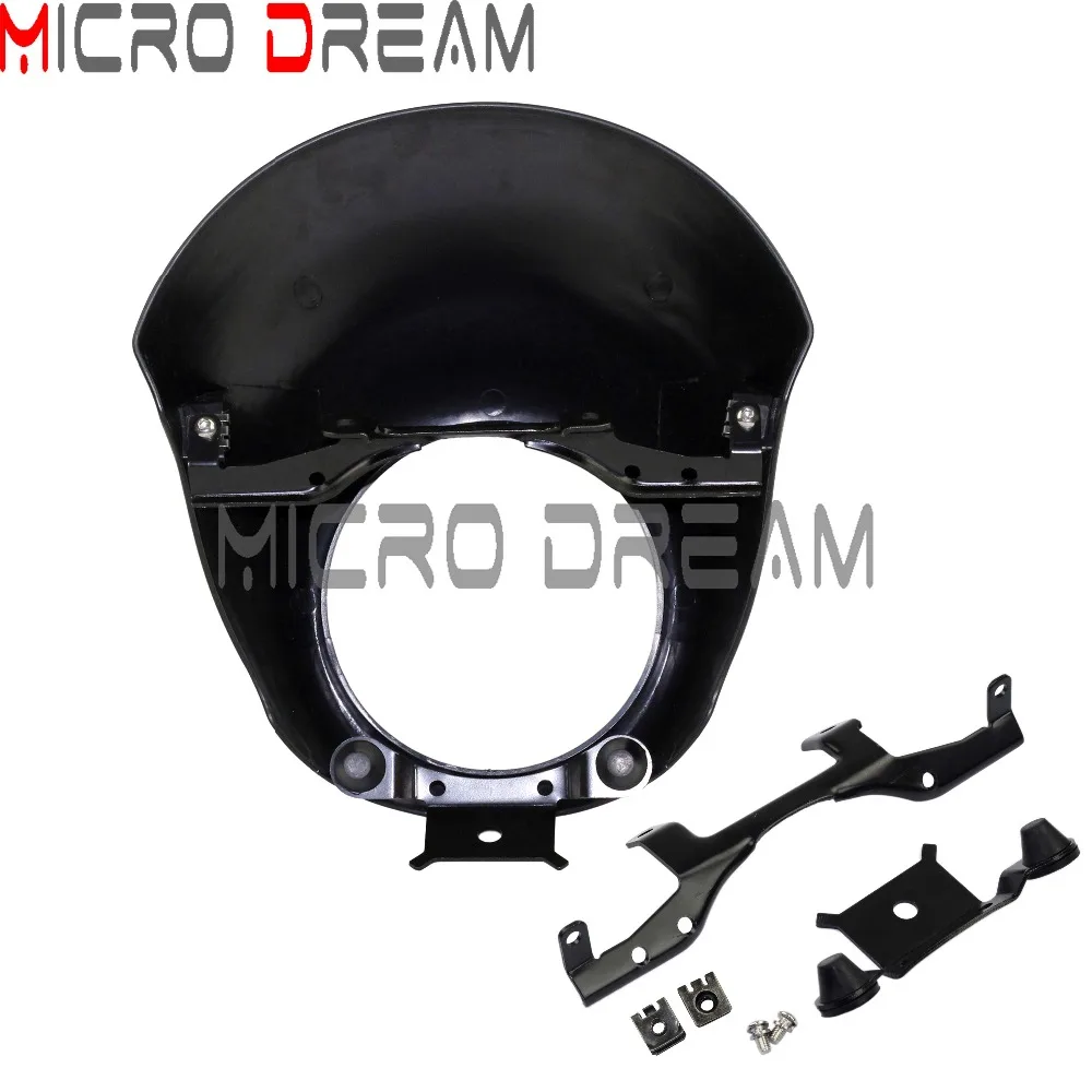 Для мотоцикла 2014 2016 Harley Davidson Street XG500 XG750 глянцевый черный 5 3/4 дюйма фара обтекатель