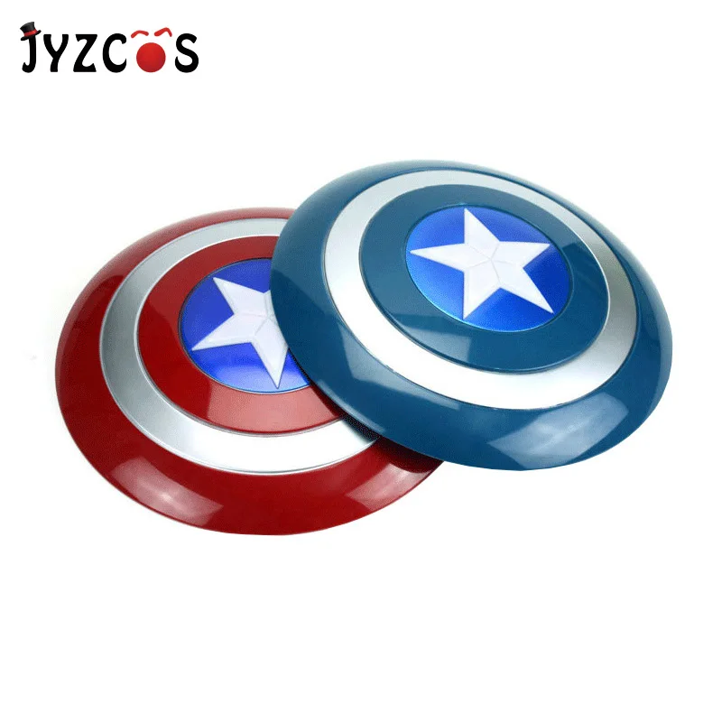 JYZCOS Капитан Америка Голосовая Вспышка 32 см щит Хэллоуин костюм для детей Пурим
