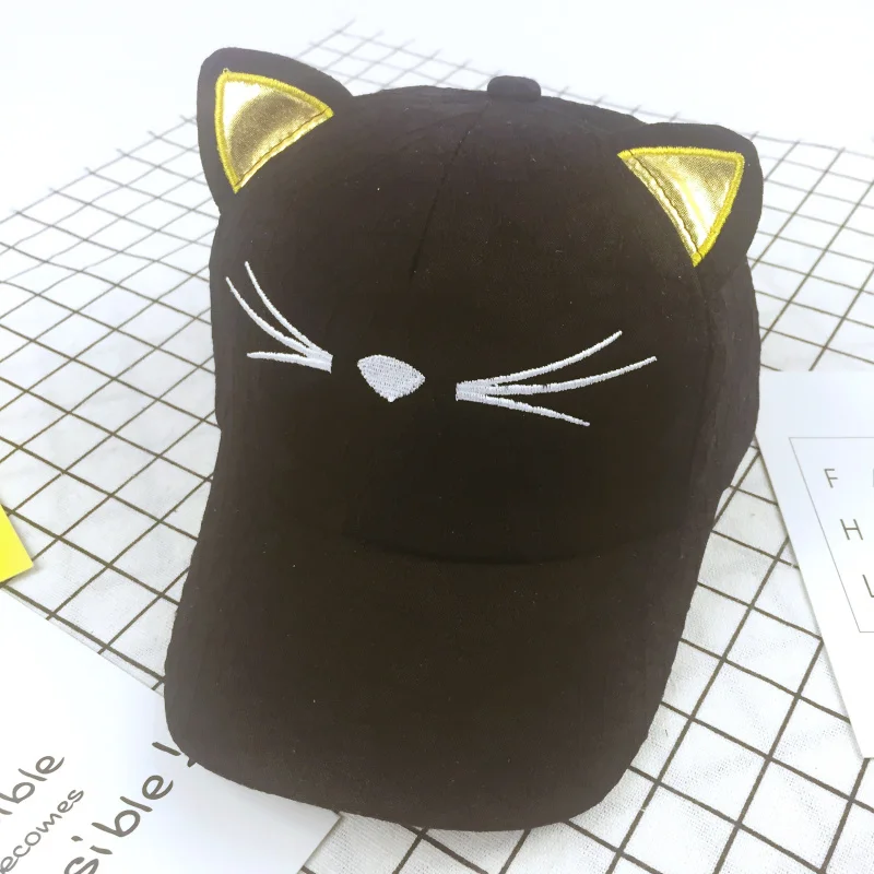 cat ear baseball cap ebay cute font ears cartoon black cat ear baseball cap ebay cute font ears cartoon black