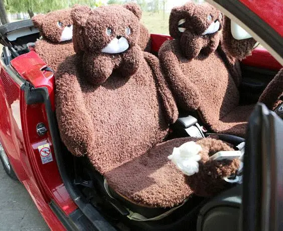 Универсальный чехол для автомобильного сиденья MeimeiBear Вельветовая Подушка на 5