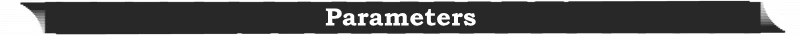 Parameters
