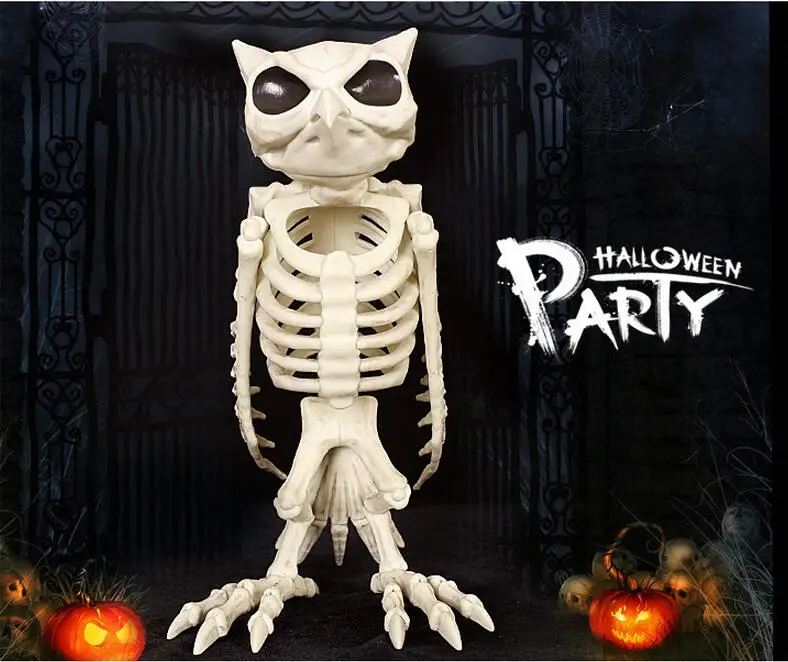Model Kerangka Hewan Simulasi Kualitas Tinggi Kerangka Tulang Burung Hantu Malam Untuk Model Kerangka Burung Hantu Dekorasi Bar Pesta Halloween Bone Model Bone Skeletonbone B Aliexpress