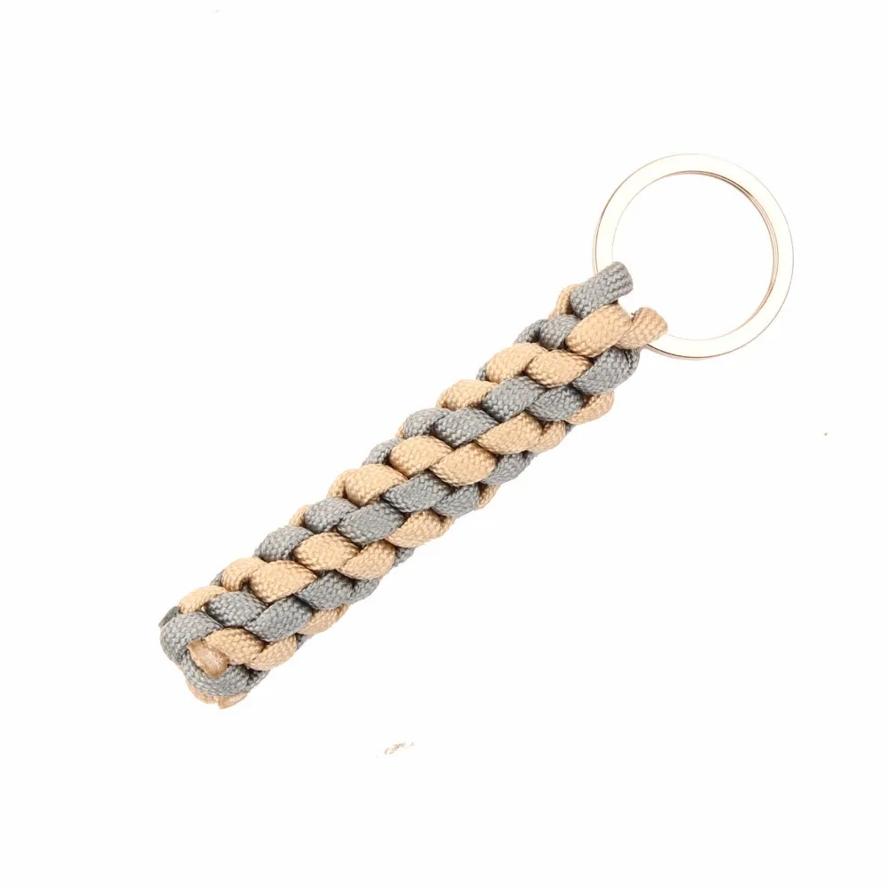CAMPINGSKY Paracord سوار 550 Paracord المفاتيح في الهواء الطلق التخييم بقاء المعدات المظلة الحبل حبل مفتاح سلسلة