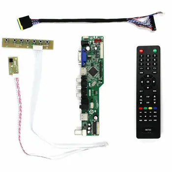 

Latumab New HDMI+VGA+DVI LCD Controller Driver Board Kit For B156HW01 LP173WF1 1920x1080 Free shipping