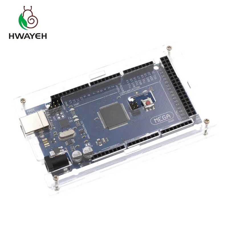 

1PCS Enclosure Transparent Gloss Acrylic Box Compatible for arduino Mega2560 R3 Case