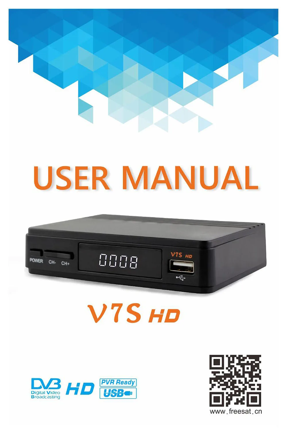 GTMEDIA V7S HD спутниковый ресивер ТВ приставка DVB-S2 V7S HD 1080P Freesat Поддержка PVR, AC3 Dolby Cccam, Youtube, wifi телеприставка es