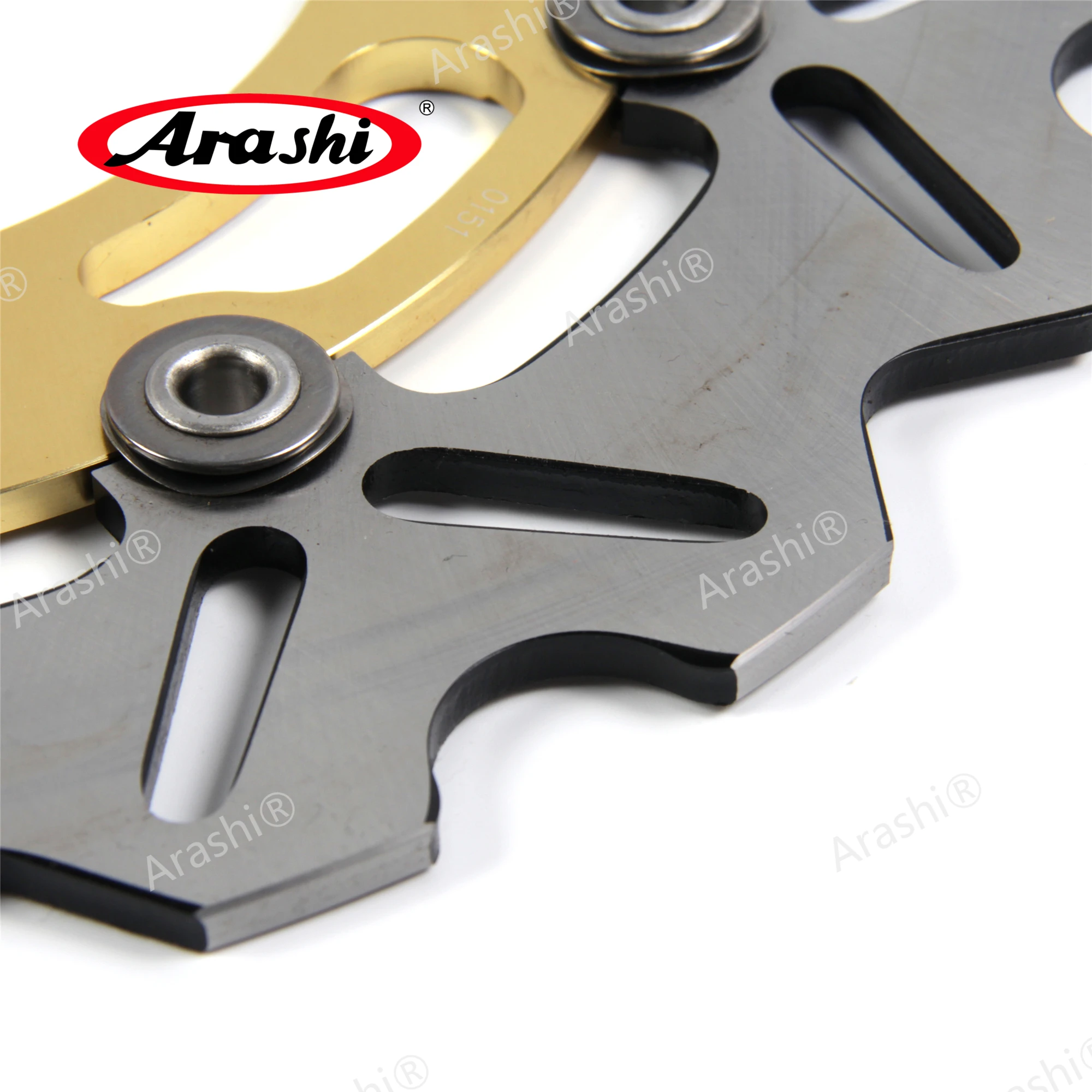 FZ6 FAZER S2 2007-2008 FZ6 FAZER 600 2004-2007 Motorcycle Replacement Accessories Arashi Rear Brake Disc Rotor and Pads Kit for Yamaha FZ6 600 2004-2007
