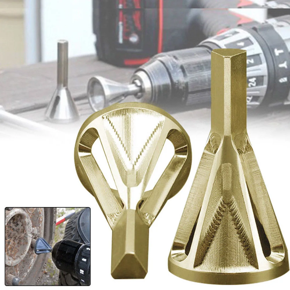 

External Chamfer Parts DIY Quickly Repair Deburring Tools Remove Burr Easy Replacement Metalworking Drill Bit Accessories Center