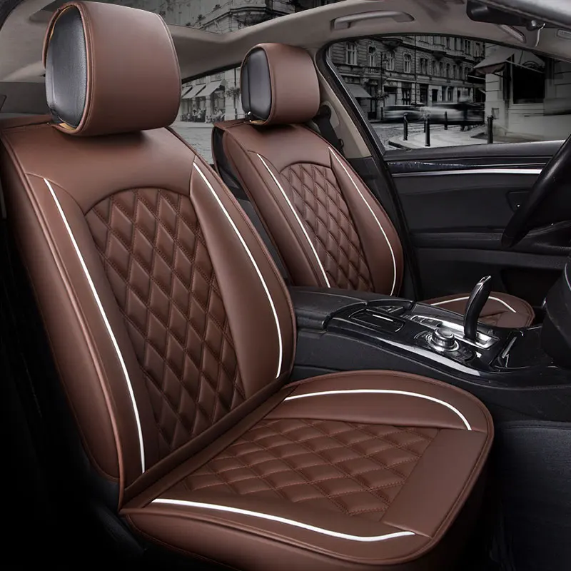  (Front +Rear) Special Leather Car Seat Cover auto seats cushion for Kia k7 kx5 mohave niro optima k
