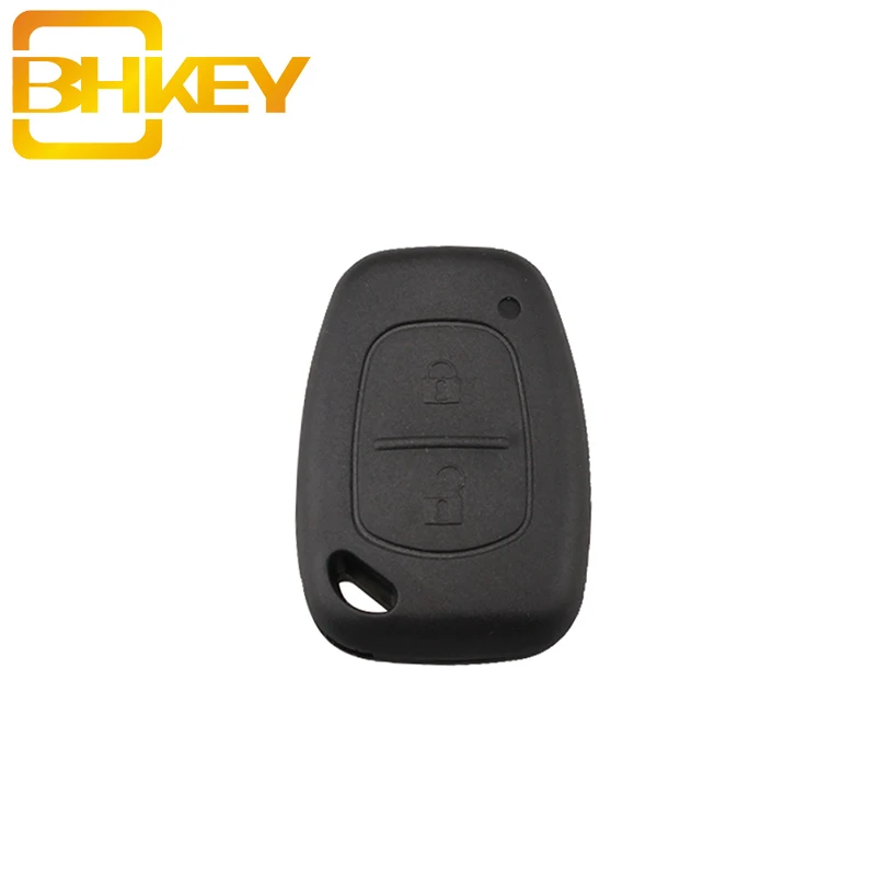 

BHKEY 2 Button Remote Car Key Shell for Renault Trafic Vauxhall Opel Vivaro Nissan Primastar Fob Case No Blade