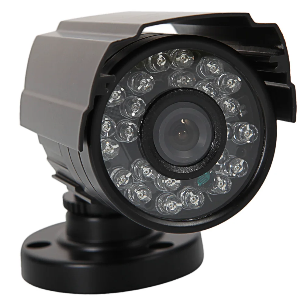 IP Камера домашней безопасности Dvr(устройство цифровой записи) аналоговая камера высокого разрешения Корпус безопасности Камера черный 1080P 1080X1280 3,6 мм 24-светодиодный IR-CUT металлический двор Cam
