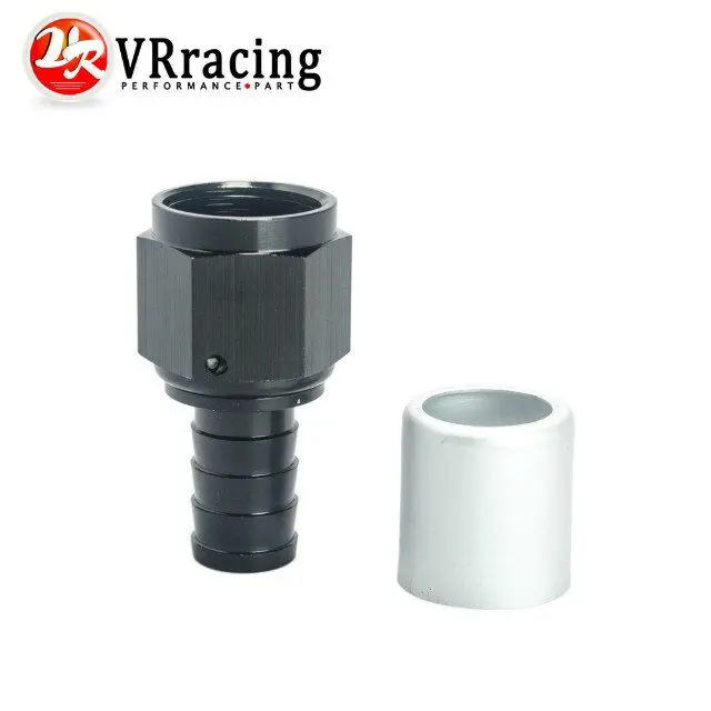 

VR RACING - High Quality AN10 Straight Swivel Crimp Bend Fitting With Barb End Black VR-SL6500-10
