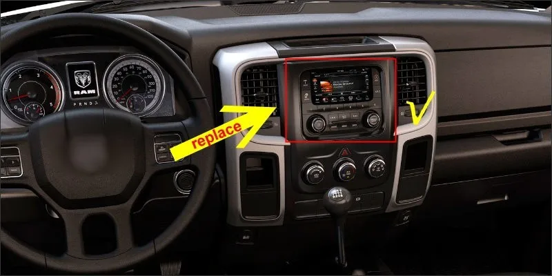 Perfect Liislee For Dodge RAM 1500 2014~2016 Stereo Radio CD DVD Player GPS NAVI Navigation 1080P HD Screen System Original NAVI Design 0