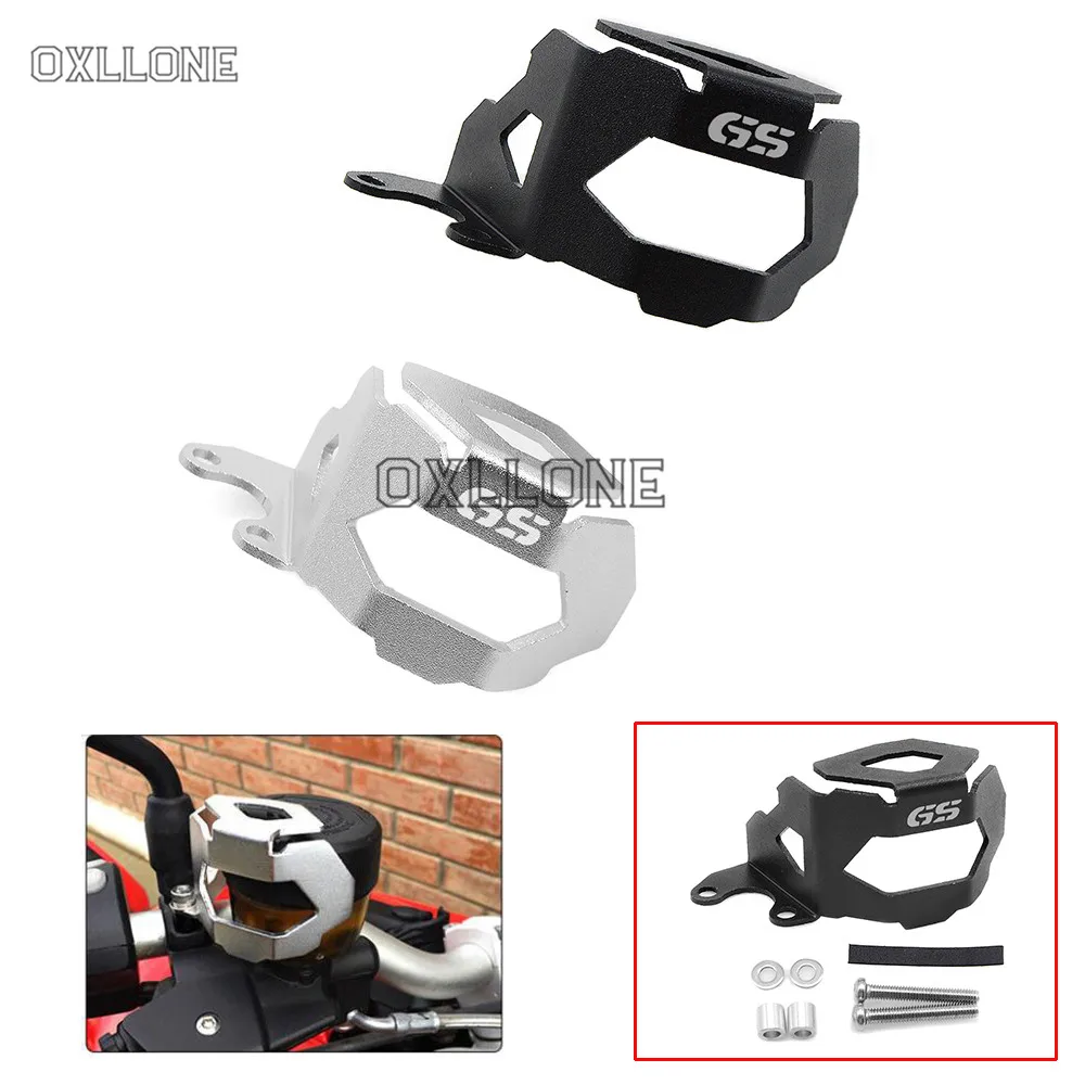 

For BMW F800GS F700GS 2013-2018 Motorcycle Aluminum Alloy 6061 Front Brake Fluid Reservoir Guard Protective up with logo