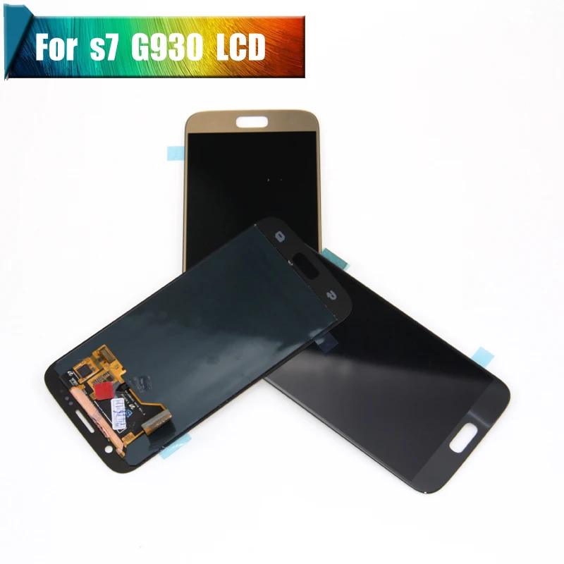 Супер AMOLED для Samsung Galaxy S7 G930 G930F G930A ЖК-дисплей с сенсорным экраном дигитайзер
