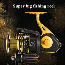 Обновленная версия все металлические 11+ 1BB 4,7: 1 Передаточное отношение очень большая спиннинговая Рыболовная катушка левая/правая сменная Рыболовная катушка