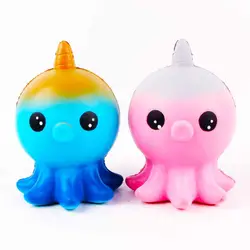 Squishy 2018 медленный отскок Осьминог Мягкие разминание ПУ животных модель игрушки релиза Vent реквизит оптовая продажа